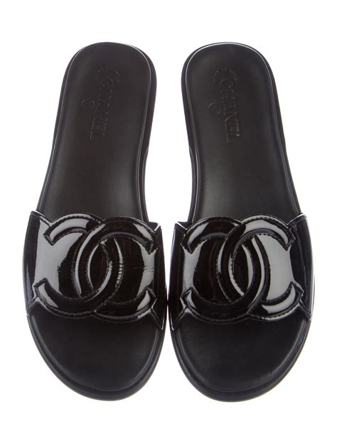 chanel slides womens|chanel heels for women.